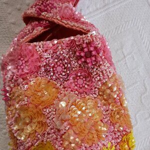Sequin beaded bag